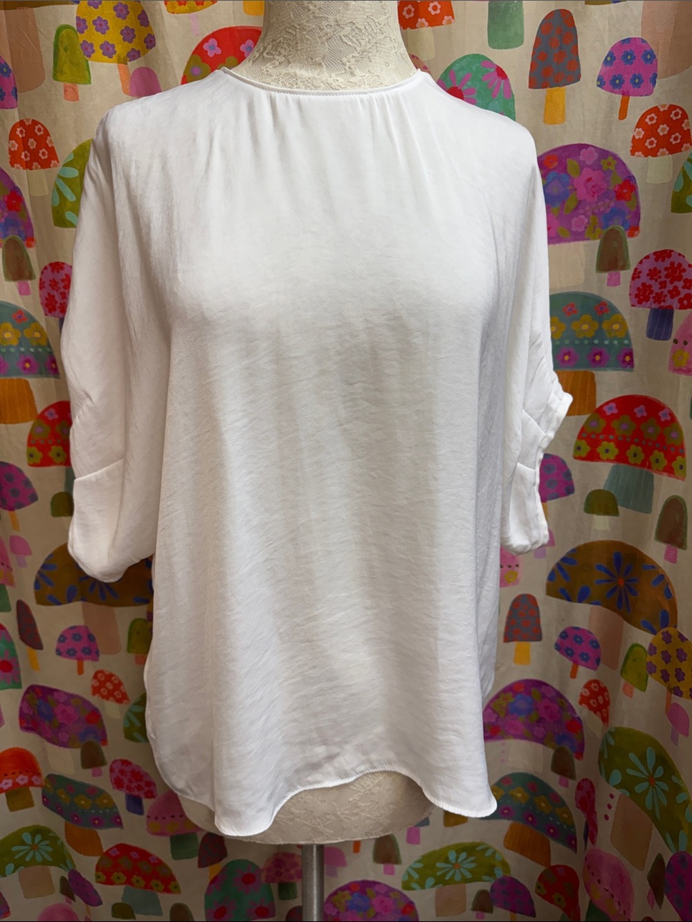 Naked Zebra S/S Blouse. Medium